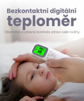 Vysoce přesný bezkontaktní digitální teploměr pro děti i dospělé