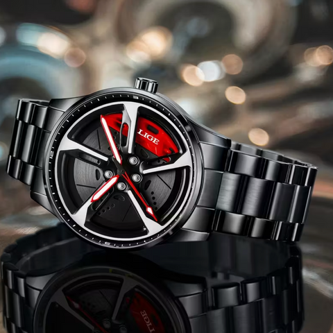 NIBOSI 3D Real Man Voděodolné elegantní hodinky