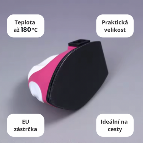 Mini cestovní žehlička na prádlo – kompaktní výkon bez kompromisů