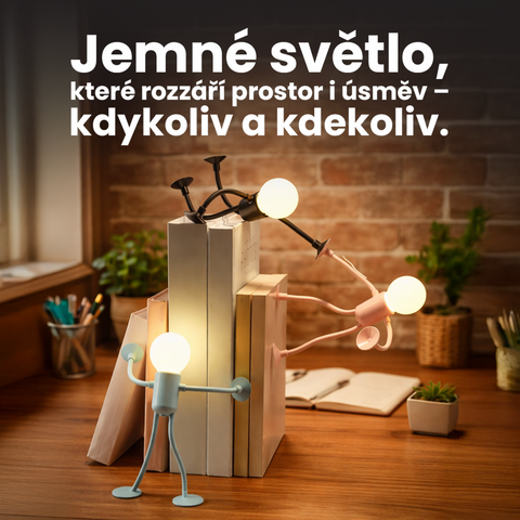 Dekorativní vtipná noční lampa pro každou místnost