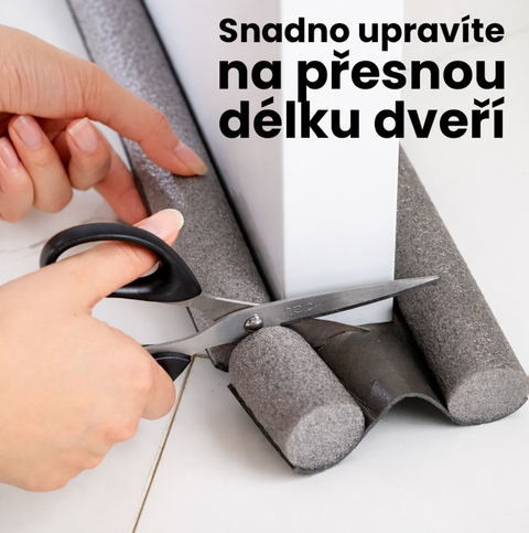 Dvojité těsnění pod dveře – účinné řešení proti průvanu, chladu a hmyzu