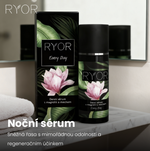 Ryor Every Day noční sérum se sněžnou řasou 50 ml
