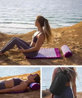 Speciální akupresurní podložka s polštářem pro relaxaci a uvolnění zad