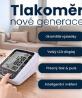 Spolehlivý domácí digitální tlakoměr na paži