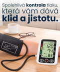Spolehlivý domácí digitální tlakoměr na paži