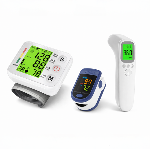 Výhodní balíček – Tlakoměr na zápěstí + Oxymetr + Digitální teploměr