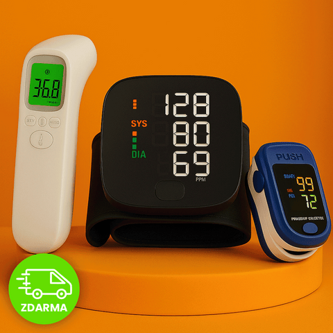 Výhodní balíček – Tlakoměr na zápěstí + Oxymetr + Digitální teploměr