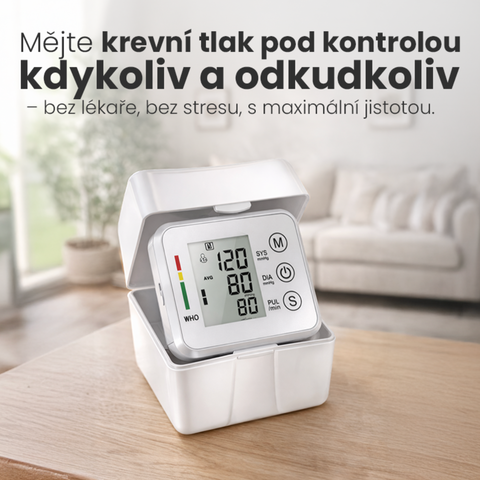 Vysoce přesný domácí nabíjecí tlakoměr na zápěstí