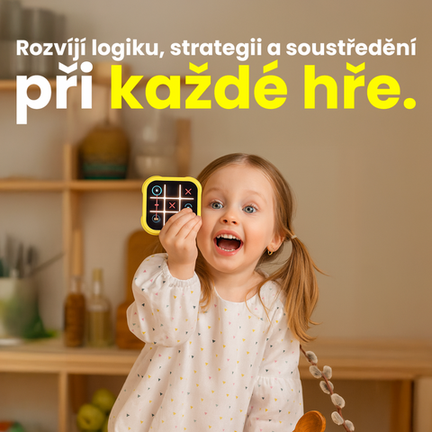 Vzdělávací hra Tic-tac-toe pro děti – Tři v řadě