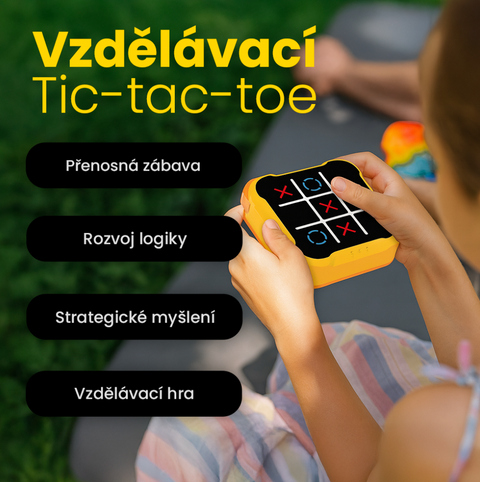 Vzdělávací hra Tic-tac-toe pro děti – Tři v řadě