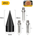 32/38/42/45/50Mm Wood Drill Bit Twist Firewood Splitting Drill Bit Wood Splitter Screw Cones Bit Square round Drill Bit for Wood