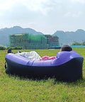 Trend Outdoor Products Fast Infaltable Air Sofa Bed Good Quality Sleeping Bag Inflatable Air Bag Lazy Bag Beach Sofa 240*70Cm