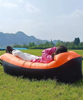 Trend Outdoor Products Fast Infaltable Air Sofa Bed Good Quality Sleeping Bag Inflatable Air Bag Lazy Bag Beach Sofa 240*70Cm