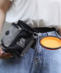 Dog Outdoor Training Bag Dog Fanny Pack Therapy Bag Multi-Functional Pet Bag Pet Treats Bag Train Snack Reward Waist Bag Pet Bag