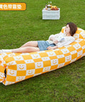 Trend Outdoor Products Fast Infaltable Air Sofa Bed Good Quality Sleeping Bag Inflatable Air Bag Lazy Bag Beach Sofa 240*70Cm