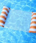 PVC Summer Inflatable Foldable Floating Row Swimming Pool Water Hammock Air Mattresses Bed Beach Water Sports Lounger Chair