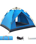 Outdoor Camping Fully Automatic Portable Folding Camping Tent 2-3 Person Beach Tent Quick Opening Two Person Camping Set