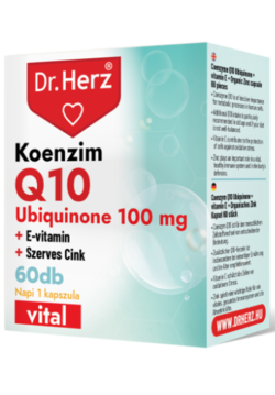 Dr. Herz Koenzym Q10 + E + Zinek – 60 kapslí pro srdce, energii a vitalitu