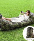 Trend Outdoor Products Fast Infaltable Air Sofa Bed Good Quality Sleeping Bag Inflatable Air Bag Lazy Bag Beach Sofa 240*70Cm