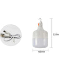 60W Emergency Light Outdoor Camping Supplies Edc Outdoor USB Rechargeable LED Light Bulb Lantern Hiking Sports Entertainment
