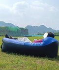 Trend Outdoor Products Fast Infaltable Air Sofa Bed Good Quality Sleeping Bag Inflatable Air Bag Lazy Bag Beach Sofa 240*70Cm