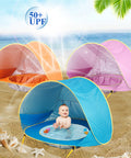 Baby Beach Tent Kids Outdoor Camping Easy Fold up Waterproof up Sun Awning Tent Uv-Protecting