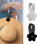 Magnetic Hat Clip for Travel Pentagram-Shaped Bag Hat Keeper Clip on Hands Free Hat Holder for Traveling Bags Purses Backpacks