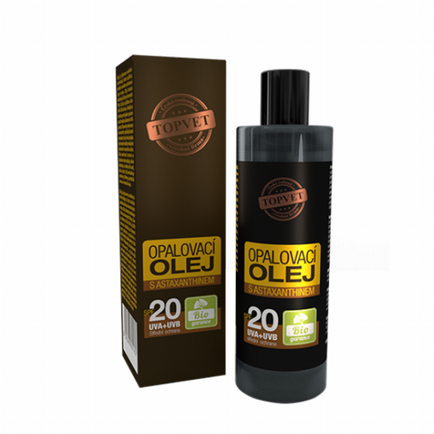 Green idea Opalovací olej s astaxanthinem SPF 20 100 ml