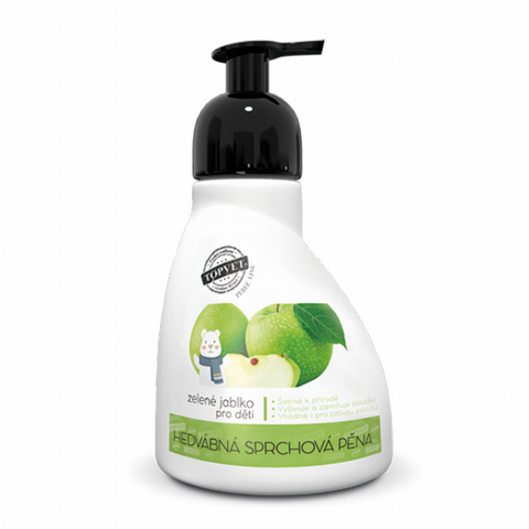 Green idea Sprchová pěna - zelené jablko - vhodné pro děti 300 ml