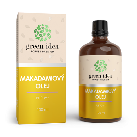 Green idea Makadamiový pleťový olej 100 ml