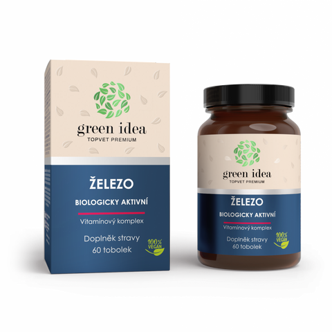 Green idea Železo - vitamínový komplex - tobolky 60 ks