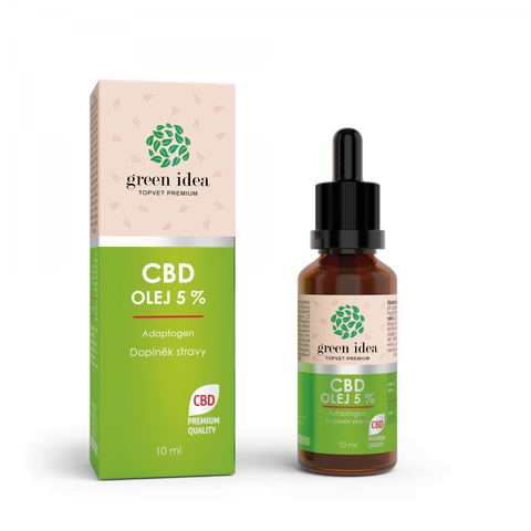 Green idea CBD olej 5 % 10 ml