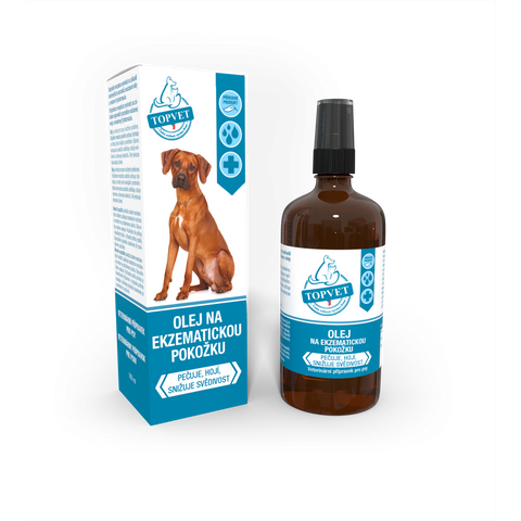 Green idea Olej na ekzematickou pokožku pro psy 100 ml