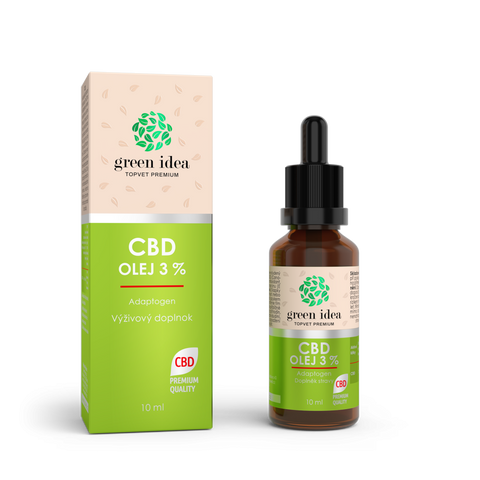 Green idea CBD olej 3 % 10 ml