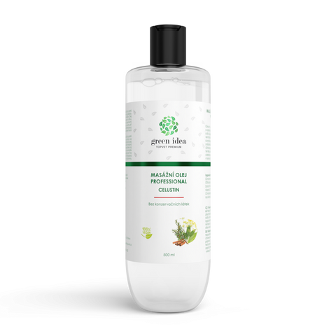 Green idea Celustin - masážní olej 500 ml