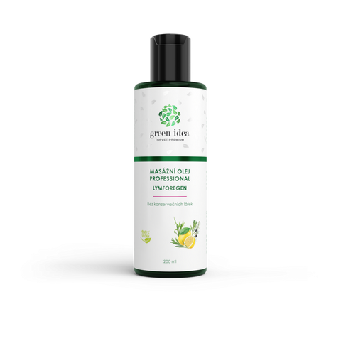 Green idea Lymforegen - masážní olej 200 ml