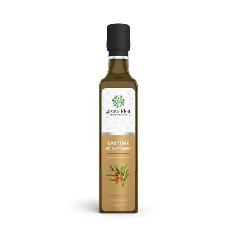 Green idea Rakytníkový sirup - třtinový 250 ml