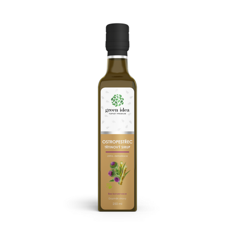 Green idea Ostropestřec sirup - třtinový 250 ml