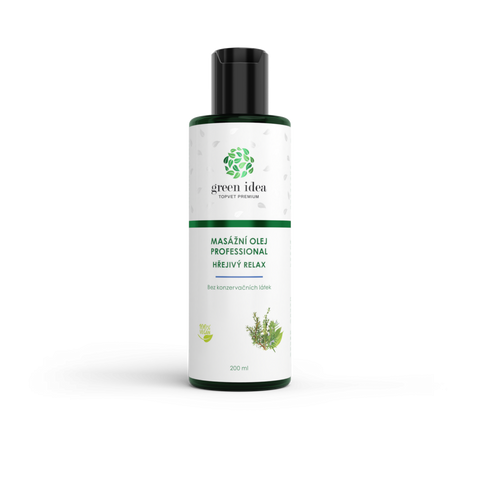 Green idea Hřejivý relax - masážní olej 200 ml
