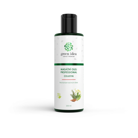 Green idea Celustin - masážní olej 200 ml