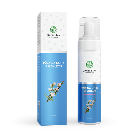 Green idea Pěna na nohy s manukou 200 ml