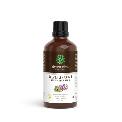 Green idea Šalvěj lékářská tinktura - kapky 50 ml