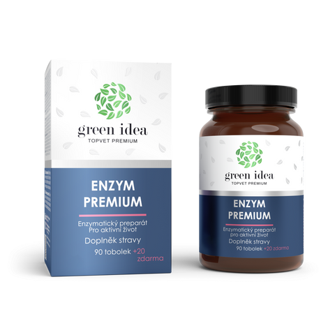 Green idea Enzym Premium - tobolky 90+20 zdarma 110 ks