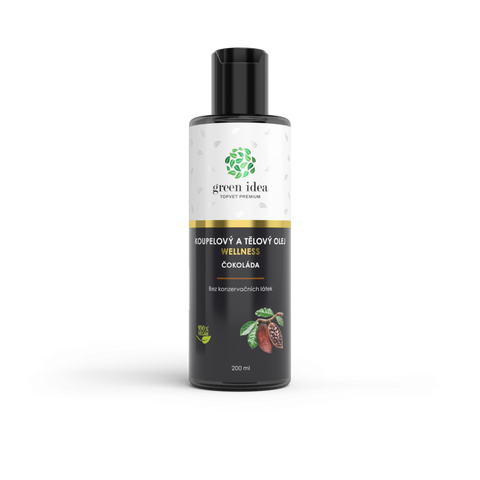 Green idea Čokoláda - koupelový a tělový olej 200 ml