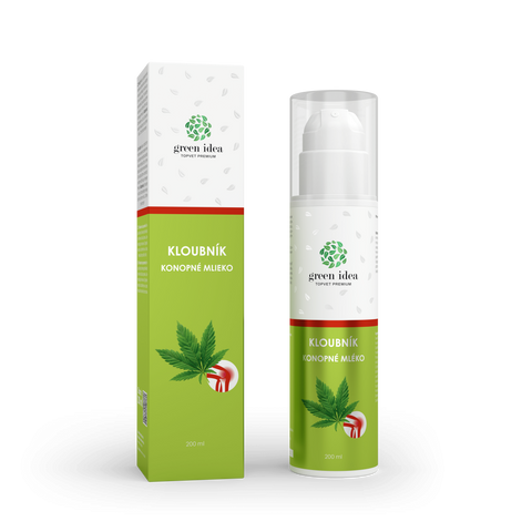 Green idea Kloubník - konopné mléko 200 ml