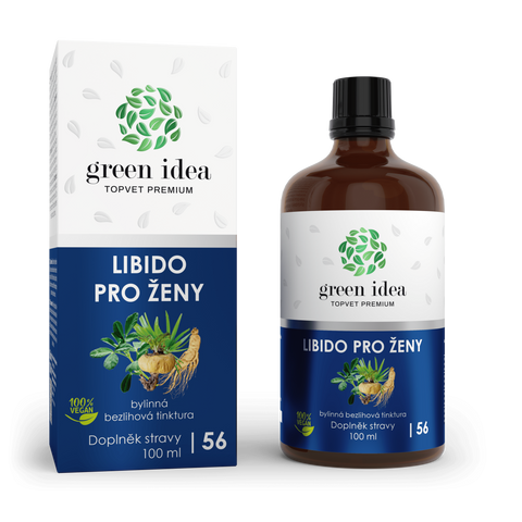 Green idea Libido pro ženy - bezlihová tinktura 100 ml