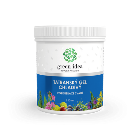 Green idea Tatranský bylinný gel - chladivý 250 ml