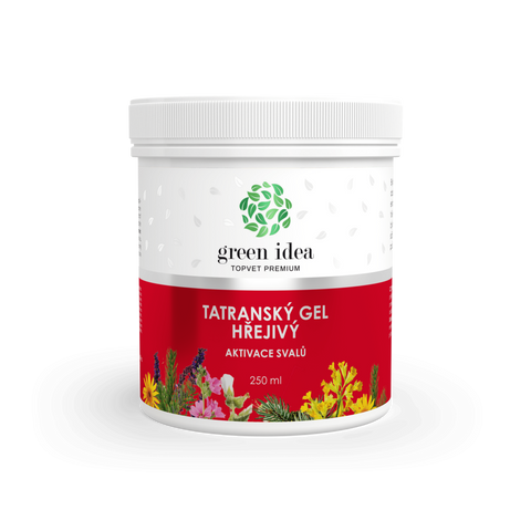 Green idea Tatranský bylinný gel - hřejivý 250 ml