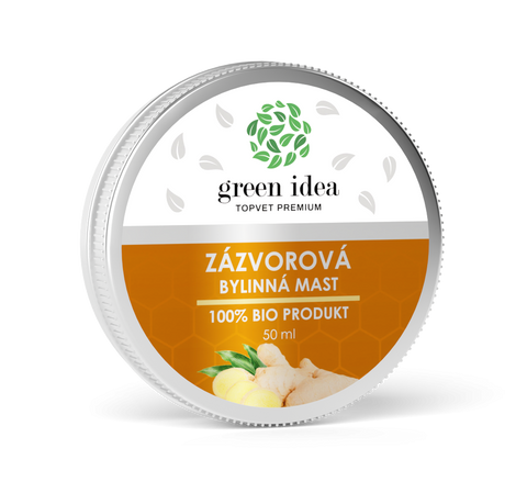 Green idea Zázvorová mast 50 ml