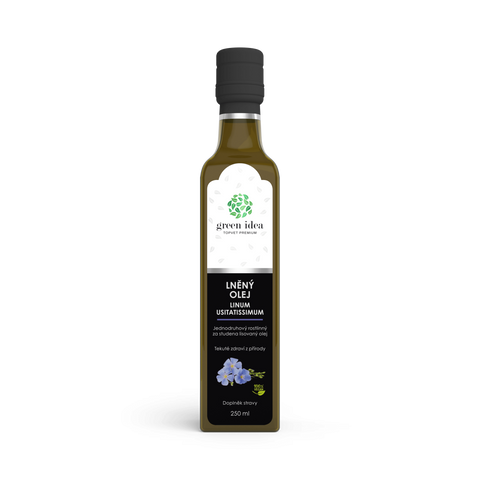 Green idea Lněný olej 250 ml